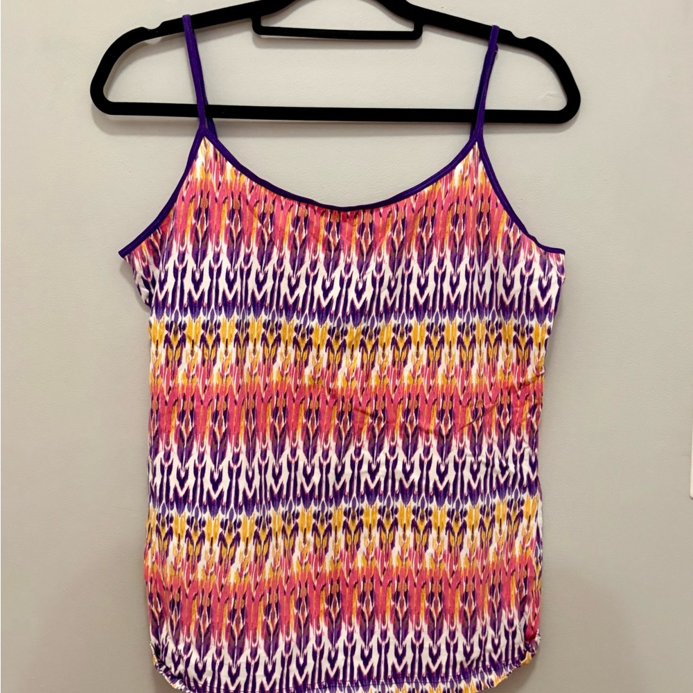 Arizona Jean Company Pink and Purple Tank Top - Picture 2 of 5